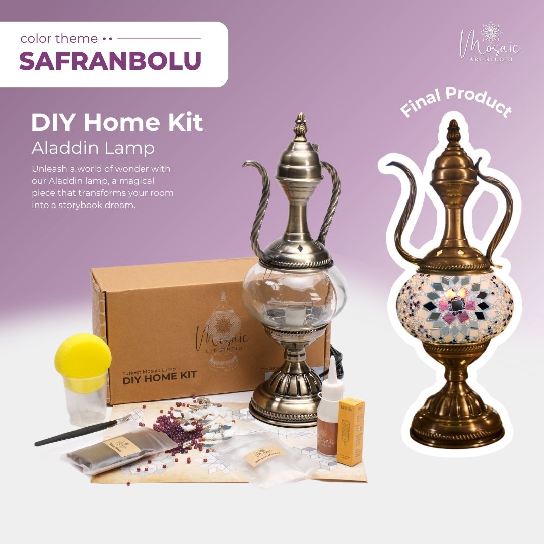 Mosaic Lamp DIY Home Kit