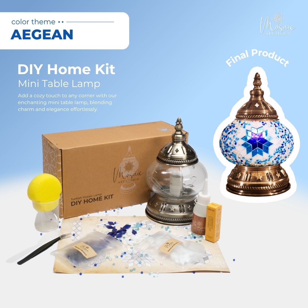 Mosaic Lamp DIY Home Kit