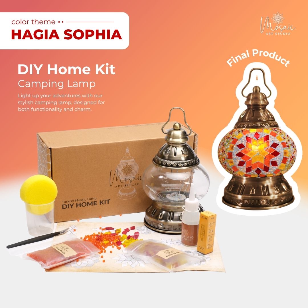 Mosaic Lamp DIY Home Kit