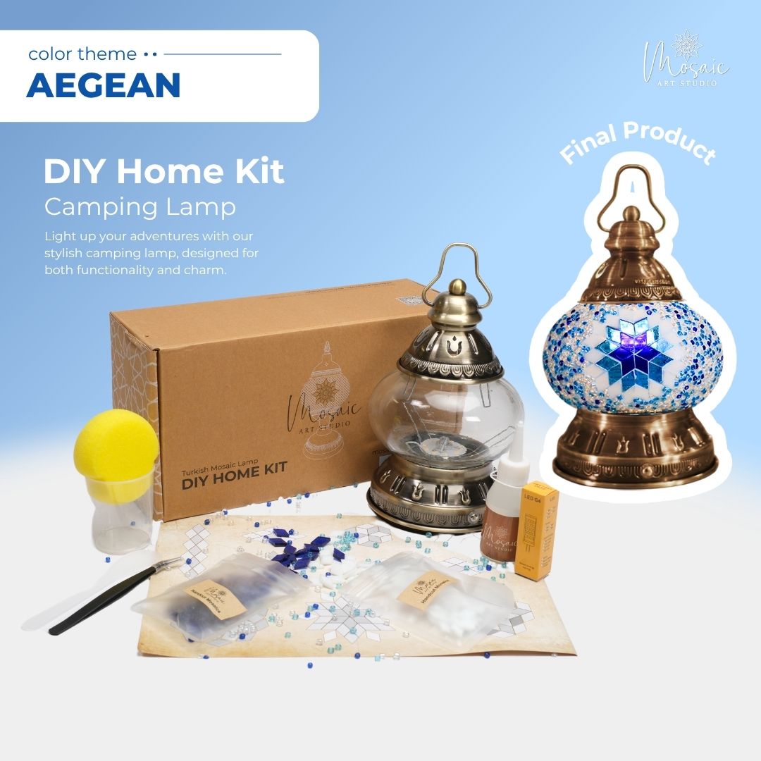 Mosaic Lamp DIY Home Kit