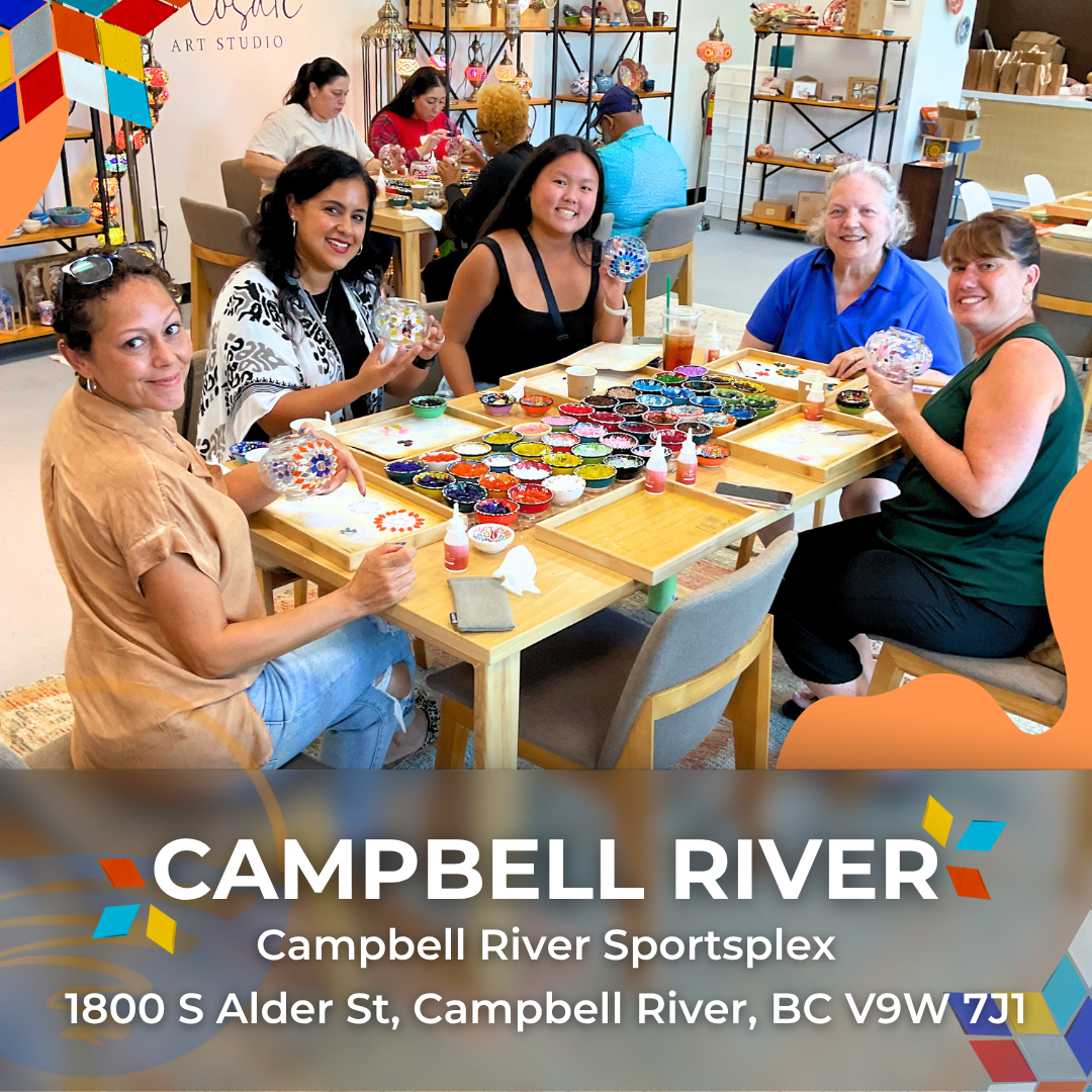 DIY Turkish Mosaic Lamp Workshop – Campbell River, BC