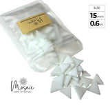 Hand-cut Mosaics - TRIANGLE Shape - Mosaic Art Studio US