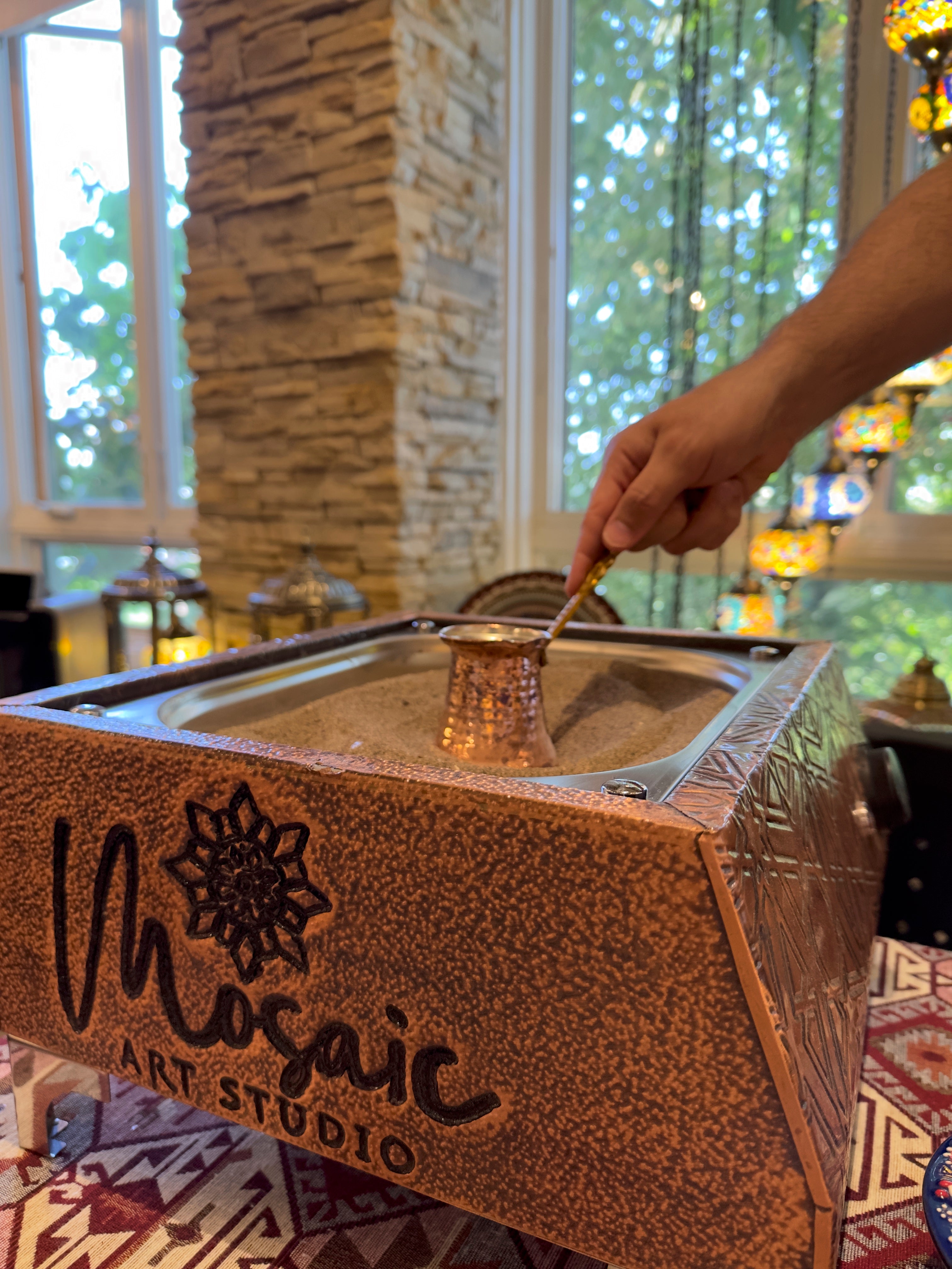 Turkish Coffee Workshop - Mosaic Art Studio Vancouver