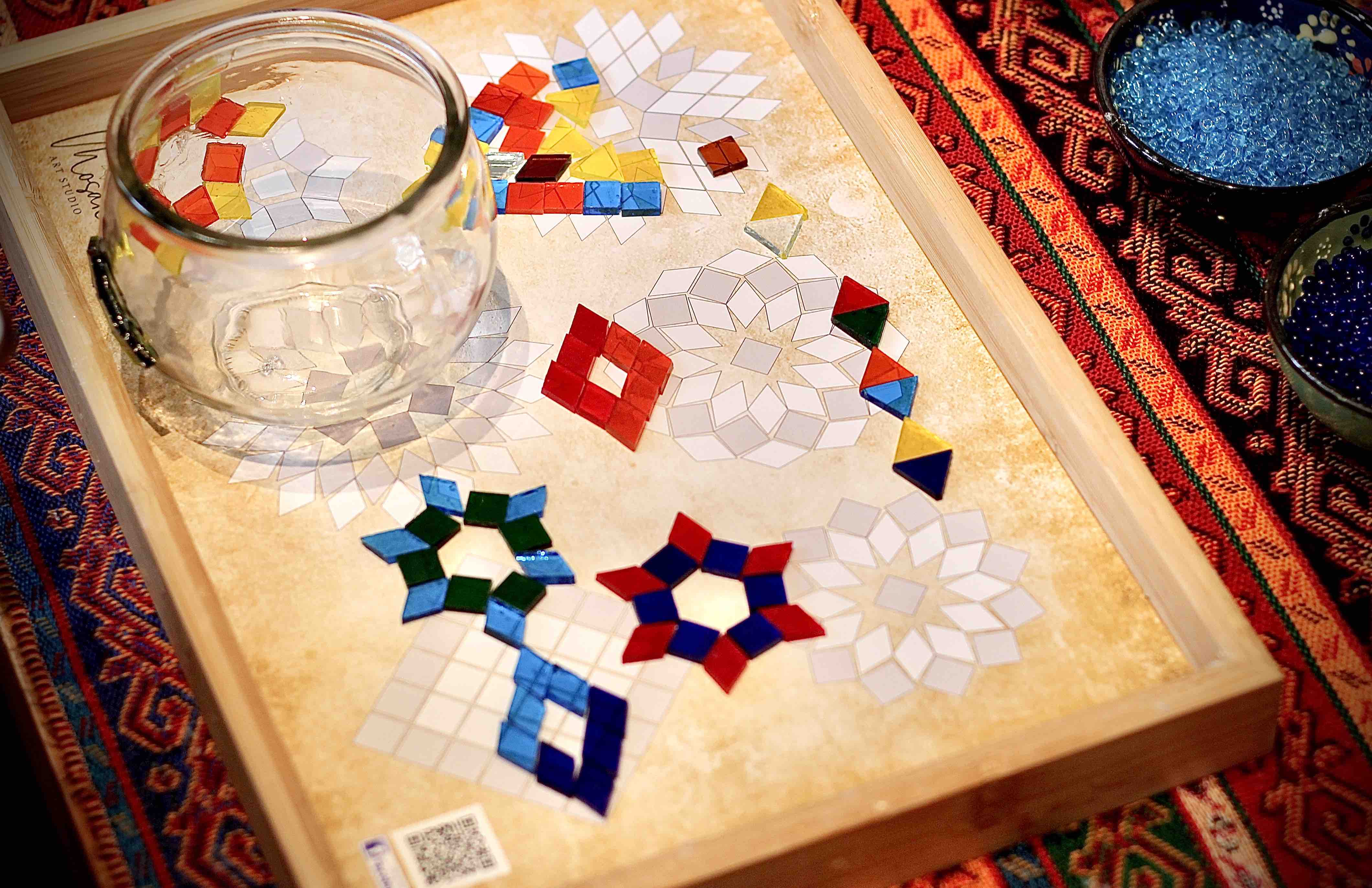 Nanaimo - Turkish Mosaic Lamp DIY Workshop - Mosaic Art Studio Vancouver